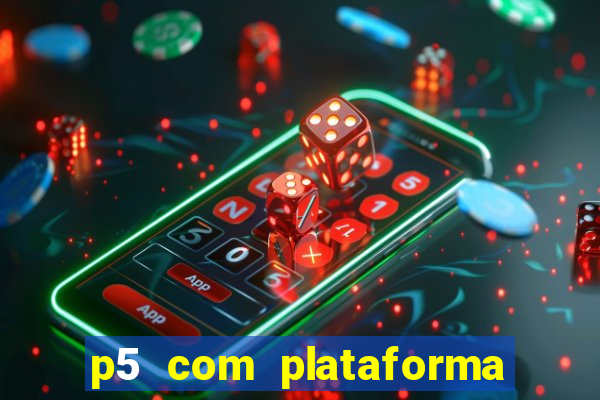 p5 com plataforma de jogos